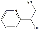 2-氨基-1-(2-吡啶基)乙醇,90345-24-7,结构式