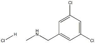 3,5-ジクロロ-N-メチルベンジルアミン塩酸塩 化学構造式