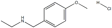N-Ethyl 4-MethoxybenzylaMine HCl 化学構造式