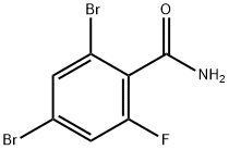 BenzaMide, 2,4-dibroMo-6-fluoro- Structure
