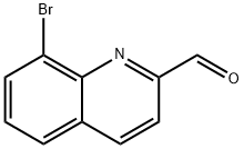 8-溴-2-喹啉甲醛 结构式