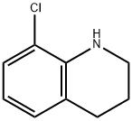 8-クロロ-1,2,3,4-テトラヒドロキノリン 化学構造式