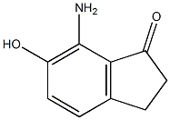 7-AMino-6-hydroxy-2,3-dihydro-1H-inden-1-one Structure