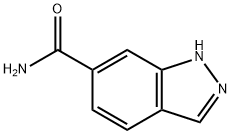 1氢-吲唑-6-甲酰胺, 906000-44-0, 结构式
