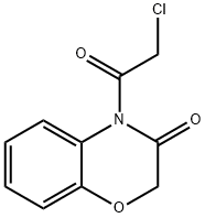 4-(2-クロロアセチル)-2H-1,4-ベンゾキサジン-3(4H)-オン 化学構造式