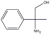 2-氨基-2-苯基丙-1-醇,90642-81-2,结构式
