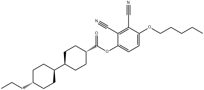 [trans(trans)]-4'-Propyl-[1,1'-bicyclohexyl]-4-carboxylic acid 2,3-dicyano-4-(pentyloxy)phenyl ester