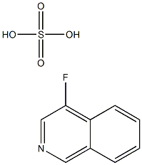 4-氟异喹啉硫酸盐, 906820-09-5, 结构式