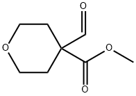 4-甲酰基四氢-2H-吡喃-4-羧酸甲酯,907607-89-0,结构式