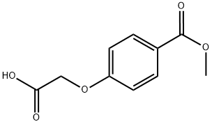 2-(4-(甲酯基)苯氧基)乙酸 结构式