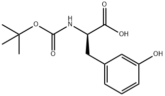 N-BOC-3-羟基-D-苯丙氨酸 结构式