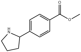 Methyl 4-(pyrrolidin-2-yl)benzoate Struktur