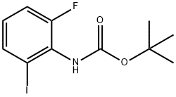 (2-氟-6-碘苯基)氨基甲酸叔丁酯, 908600-92-0, 结构式