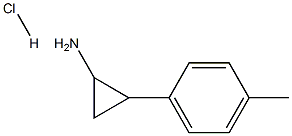 CyclopropanaMine, 2-(4-Methylphenyl)-, hydrochloride (1:1) Struktur