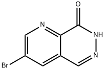 3-溴吡啶并[2,3-D]哒嗪-8(7H)-酮, 909186-02-3, 结构式
