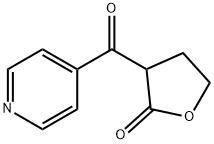 3-(Pyridin-4-yl)dihydrofuran-2(3H)-one 化学構造式
