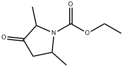 Ethyl 2,5-diMethyl-3-oxopyrrolidine-1-carboxylate Struktur