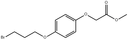 Methyl 2-(4-(3-broMopropoxy)phenoxy)acetate Structure