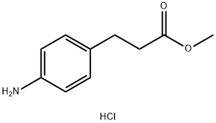 4-氨基苯丙酸甲酯盐酸盐, 91012-19-0, 结构式