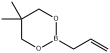 2-アリル-5,5-ジメチル-1,3,2-ジオキサボリナン 化学構造式
