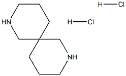 2,8-Diazaspiro[5.5]undecane, hydrochloride (1:2) Struktur