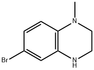 6-溴-1,2,3,4-四氢-1-甲基喹噁啉, 912284-82-3, 结构式