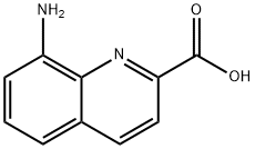 8-氨基-2-喹啉羧酸, 91289-36-0, 结构式