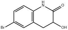 6-BroMo-3,4-dihydro-3-hydroxy-quinolin-2(1H)-one Structure