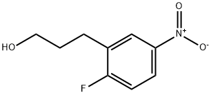 2-氟-5-硝基苯丙醇, 91319-51-6, 结构式