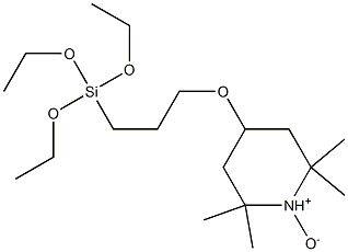 4-(TRIETHOXYSILYLPROPOXY)-2,2,6,6-TETRAMETHYLPIPERIDINE N-OXIDE, tech-85 Struktur