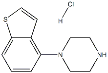 1-(1-Benzothiophen-4-yl)piperazine hydrochloride Struktur