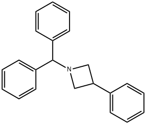 Azetidine, 1-(diphenylMethyl)-3-phenyl- Structure
