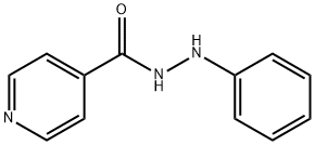 4-ピリジンカルボン酸2-フェニルヒドラジド 化学構造式