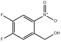(4,5-二氟-2-硝基苯基)甲醇,914095-13-9,结构式