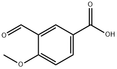3-甲酰基-4-甲氧基苯甲酸, 91420-99-4, 结构式