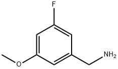 3-フルオロ-5-メトキシベンジルアミン 化学構造式