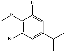 1,3-DibroMo-5-isopropyl-2-Methoxybenzene Structure