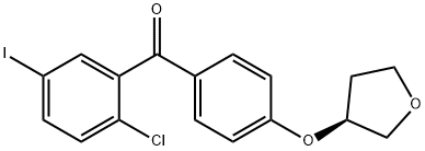 (2-Chloro-5-iodophenyl)[4-[[(3S)-tetrahydro-3-furanyl]oxy]phenyl]methanone|(2-氯-5-碘苯基)[4-[[(3S)-四氢-3-呋喃基]氧基]苯基]甲酮