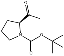 (S)-1-Boc-2-acetyl-pyrrolidine Structure