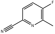 5-氟-6-甲基-2-氰基吡啶, 915720-64-8, 结构式