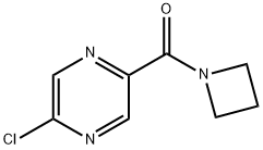 Azetidin-1-yl(5-chloropyrazin-2-yl)Methanone 化学構造式