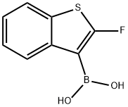 2-Fluorobenzo[b]thiophen-3-ylboronic acid Structure