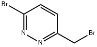 3-溴-6-(溴甲基)哒嗪 结构式