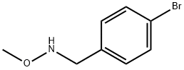 N-(4-溴苯甲基)-O-甲基羟胺 结构式