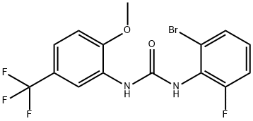 917389-23-2 1-(2-溴-6-氟苯基)-3-(2-甲氧基-5-(三氟甲基)苯基)脲