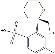 (S)-(1,4-dioxan-2-yl)Methyl 4-Methylbenzenesulfonate Structure