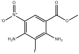 Methyl 2,4-diaMino-3-fluoro-5- 
nitrobenzoate Structure