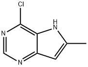 4-Chloro-6-Methyl-5H-pyrrolo[3,2-d]pyriMidine Struktur