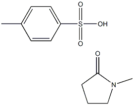 1-Methyl-2-pyrrolidinone 4-Methylbenzenesulfonate Salt Structure