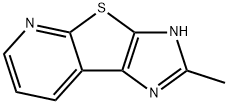 2-甲基-1H-咪唑并[4',5':4,5]噻吩并[2,3-B]吡啶 结构式